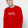 Trendy Empathy Quote Logo Sweatshirt