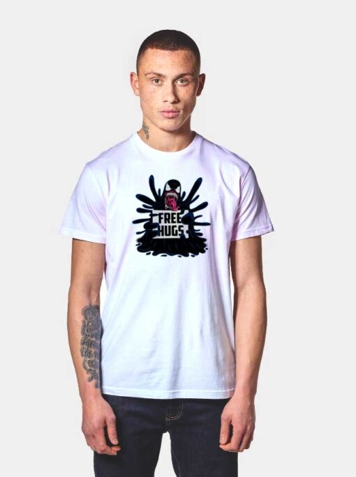 Venom Alien Symbiote Free Hugs Plank T Shirt