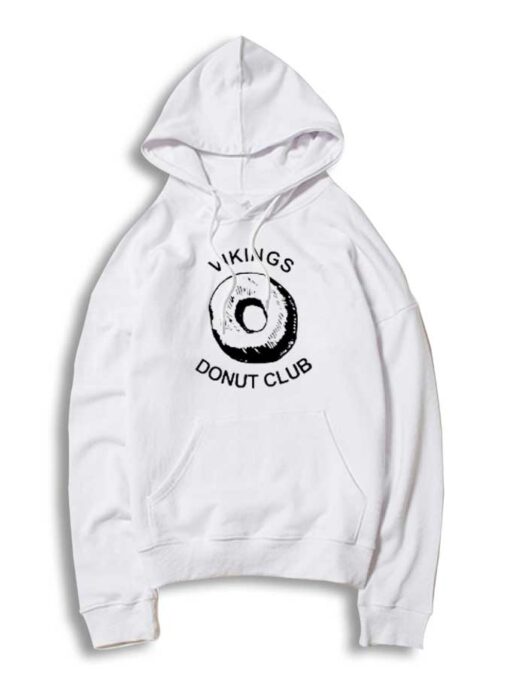 Vikings Donut Club Donuts Drawing Hoodie