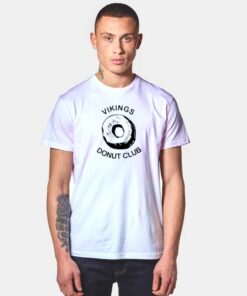 Vikings Donut Club Donuts Drawing T Shirt