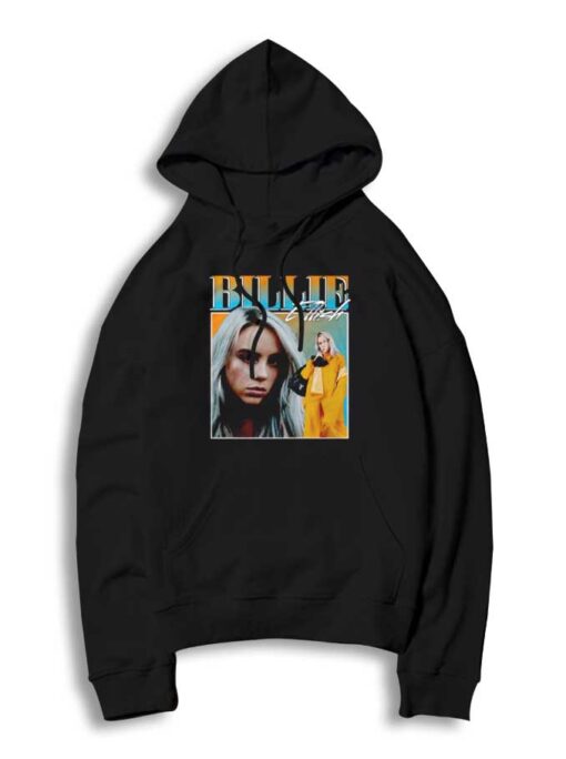 Vintage Billie Eilish Song Cover Poster Hoodie