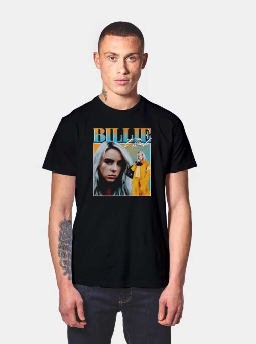 Vintage Billie Eilish Song Cover Poster T Shirt