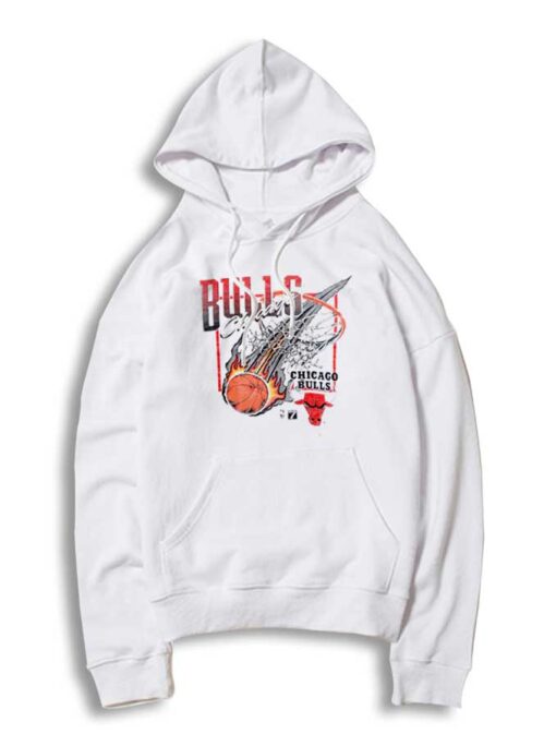 Vintage Chicago Bulls Logo March Madness Hoodie