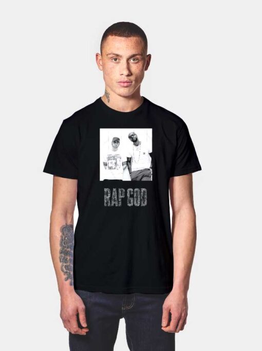 Vintage Eminem The Rap God Photo T Shirt