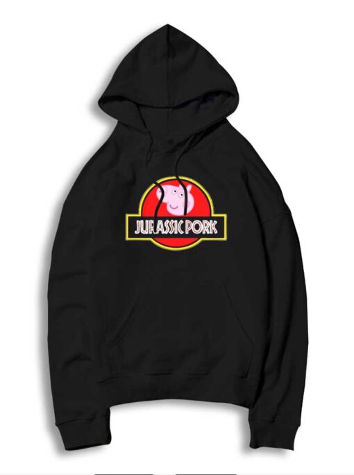 Vintage Jurassic Pork Logo Peppa Pig Hoodie