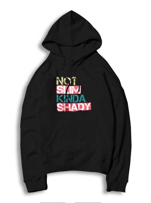 Vintage Not Slim Kinda Shady Eminem Meme Hoodie