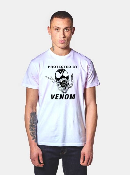 We Are Protected By Venom Alien Symbiote T Shirt