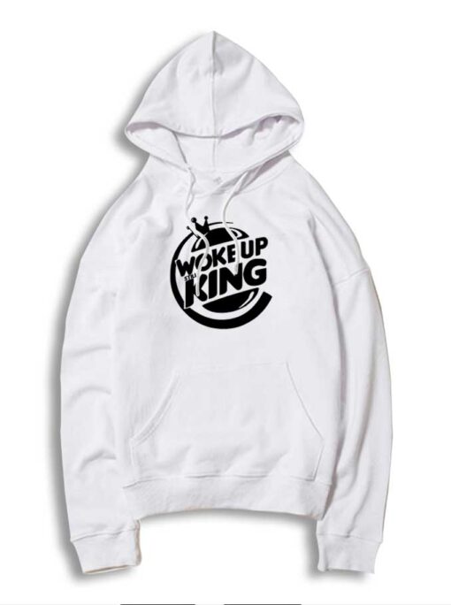 Woke Up Still King Eminem x Burger King Logo Hoodie