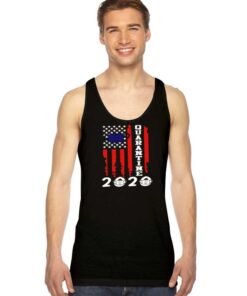 America Flag Quarantine Mask 2020 Tank Top