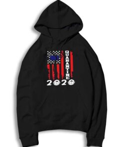 America Flag Quarantine Mask 2020 Hoodie