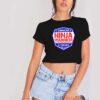 American Ninja Warrior In Training Badge Crop Top Shirt