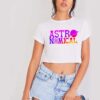 Astronomical Travis Scott Fortnite Logo Crop Top Shirt