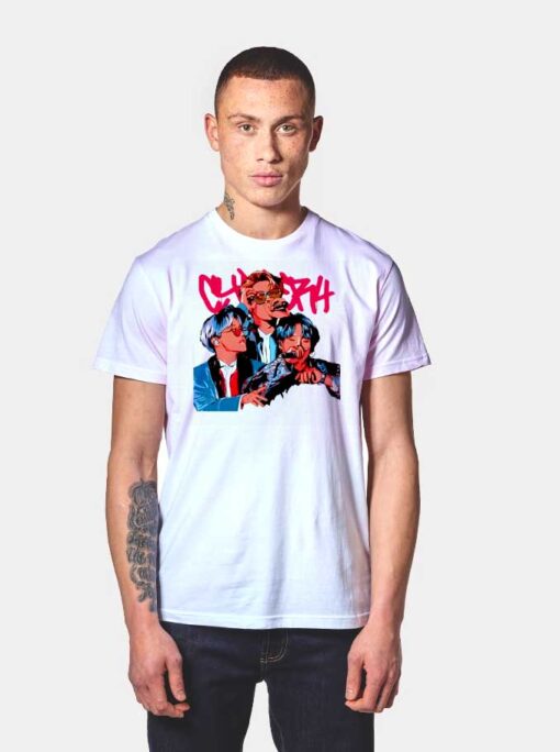 BTS Rap Line Tour Watercolor Art T Shirt