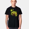 Baby Yoda And The Force Of Coronavirus T Shirt