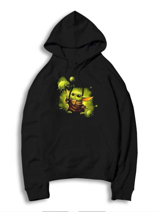 Baby Yoda And The Force Of Coronavirus Hoodie