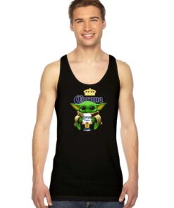 Baby Yoda Corona Extra Beer Crown Tank Top