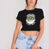 Baby Yoda Home Stay Lives Save Crop Top Shirt