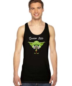 Baby Yoda Senior 2020 Mask Logo Tank Top