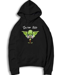 Baby Yoda Senior 2020 Mask Logo Hoodie