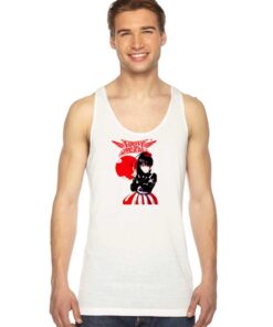 Babymetal Cloudy Red Moon Anime Girl Tank Top