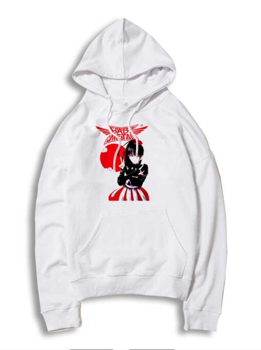 Babymetal Cloudy Red Moon Anime Girl Hoodie