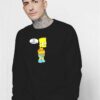 Bart Simpson Eat My Shorts Sulk Sweatshirt