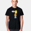 Bart Simpson Eat My Shorts Sulk T Shirt