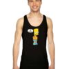 Bart Simpson Eat My Shorts Sulk Tank Top