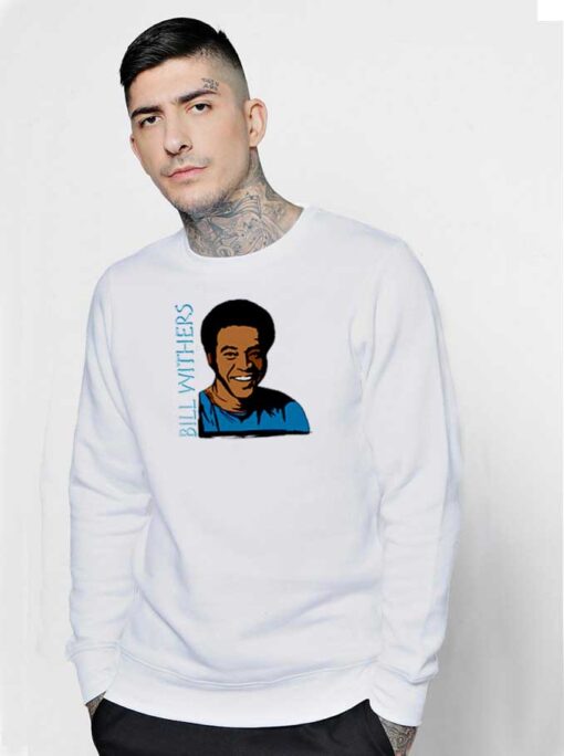 Bill Withers Vintage Portrait Vector Sweatshirt