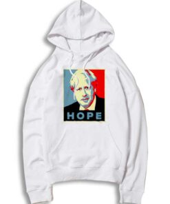 Boris Johnson Hope Vector Retro Hoodie