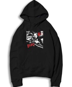 Boris Johnson Misfits Bullet Punk Hardcore Rock Hoodie