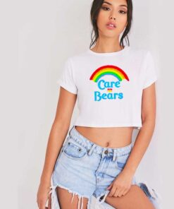 Care Bears Rainbow Logo Crop Top Shirt