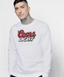 Coors Light Mountain Logo Retro Sweatshirt