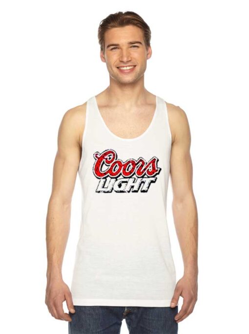 Coors Light Mountain Logo Retro Tank Top