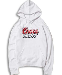 Coors Light Mountain Logo Retro Hoodie