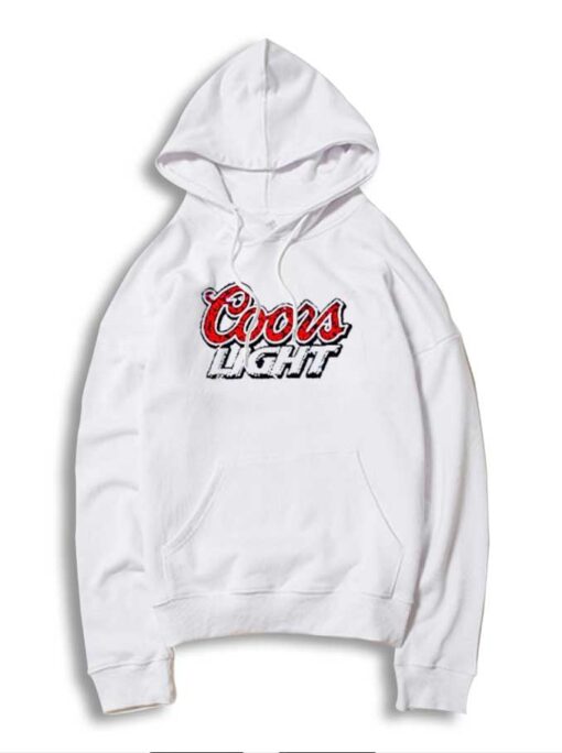 Coors Light Mountain Logo Retro Hoodie