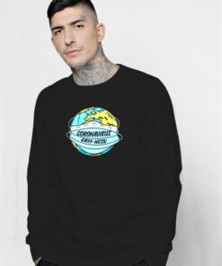 Coronavirus 2019 Masked Earth Sweatshirt