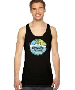 Coronavirus 2019 Masked Earth Tank Top