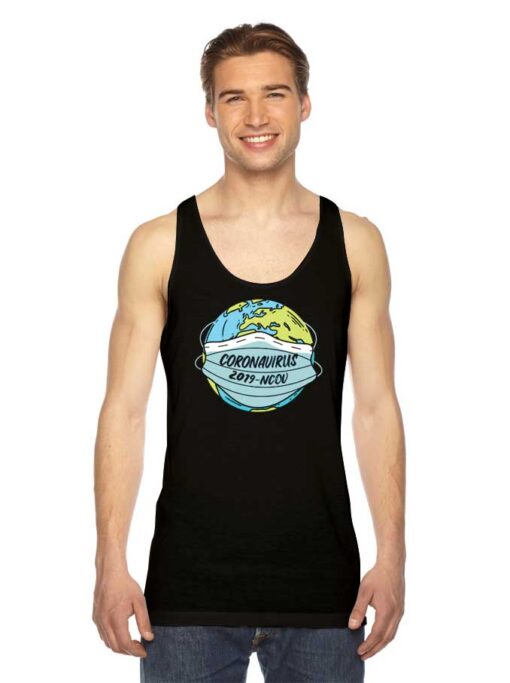 Coronavirus 2019 Masked Earth Tank Top