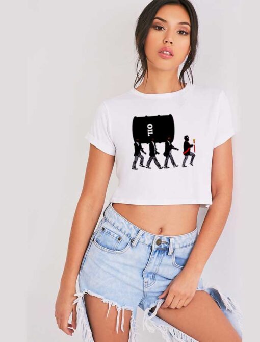 Death Dance Meme Oil Price Is Death Crop Top Shirt