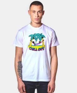 Disney Mickey Mouse Chill Out On Island T Shirt