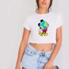 Disney Mickey Mouse Celebrate Earth Day Crop Top Shirt