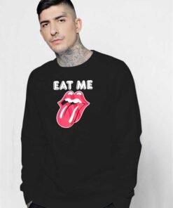 Eat Me Kim Gordon Tongue Logo Sweatshirt