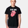 Eat Me Kim Gordon Tongue Logo T Shirt