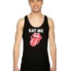 Eat Me Kim Gordon Tongue Logo Tank Top