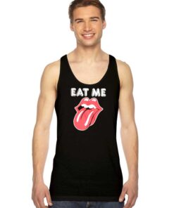 Eat Me Kim Gordon Tongue Logo Tank Top