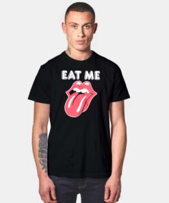 Eat Me Kim Gordon Tongue Logo T Shirt