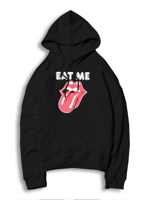 Eat Me Kim Gordon Tongue Logo Hoodie