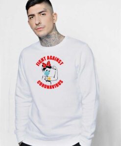 Fight Against Corona Virus Disney Sweatshirt