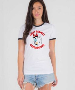 Fight Against Corona Virus Disney Ringer Tee